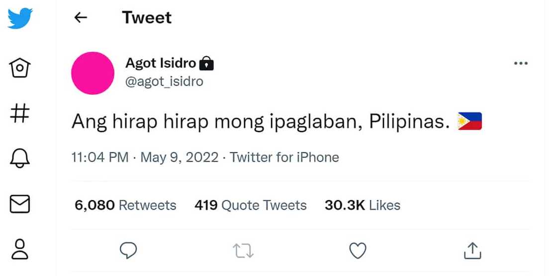 Agot Isidro, malungkot niyang post sa socmed, viral: “Ang hirap hirap mong ipaglaban, Pilipinas” Agot Isidro, malungkot niyang post sa socmed, viral: “Ang hirap hirap mong ipaglaban, Pilipinas”