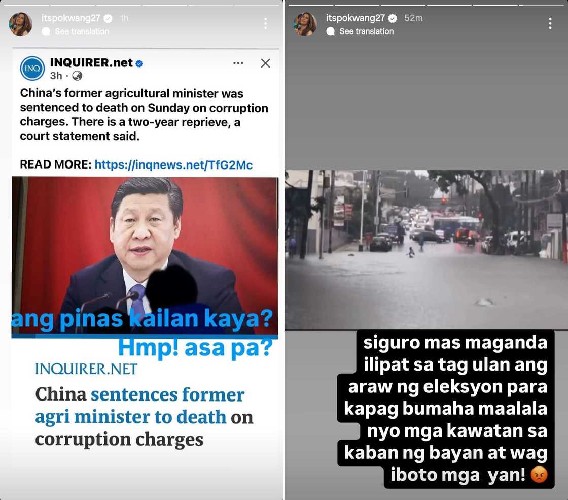 Pokwang, napaisip sa araw ng eleksyon: "Mas maganda ilipat sa tag-ulan" Pokwang, napaisip sa araw ng eleksyon: "Mas maganda ilipat sa tag-ulan"