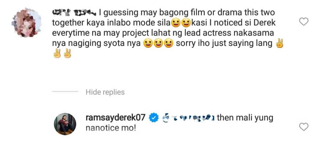 Derek Ramsay slams netizen for claiming he has a coming project with Ellen Adarna Derek Ramsay slams netizen for claiming he has a coming project with Ellen Adarna
