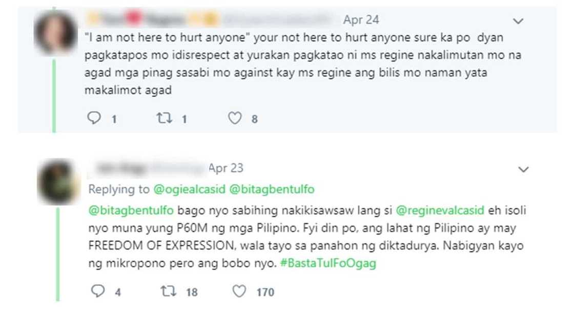Ben Tulfo receives heavy criticism from Regine Velasquez & Ogie Alcasid’s fans Ben Tulfo receives heavy criticism from Regine Velasquez & Ogie Alcasid’s fans