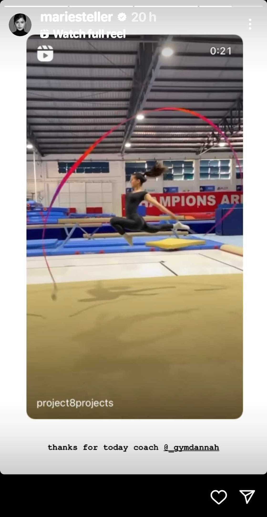 Maris Racal, ibinida kanyang gymnastics skills: “I can’t believe nagawa ko to” Maris Racal, ibinida kanyang gymnastics skills: “I can’t believe nagawa ko to”
