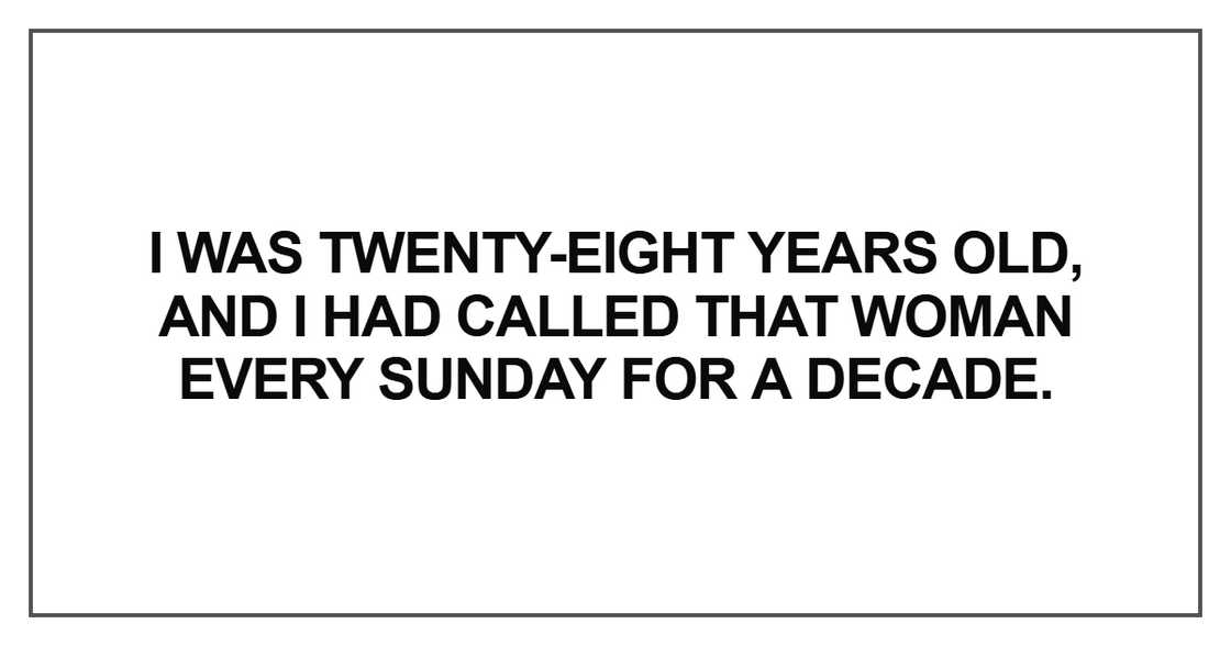 I was twenty-eight years old I was twenty-eight years old