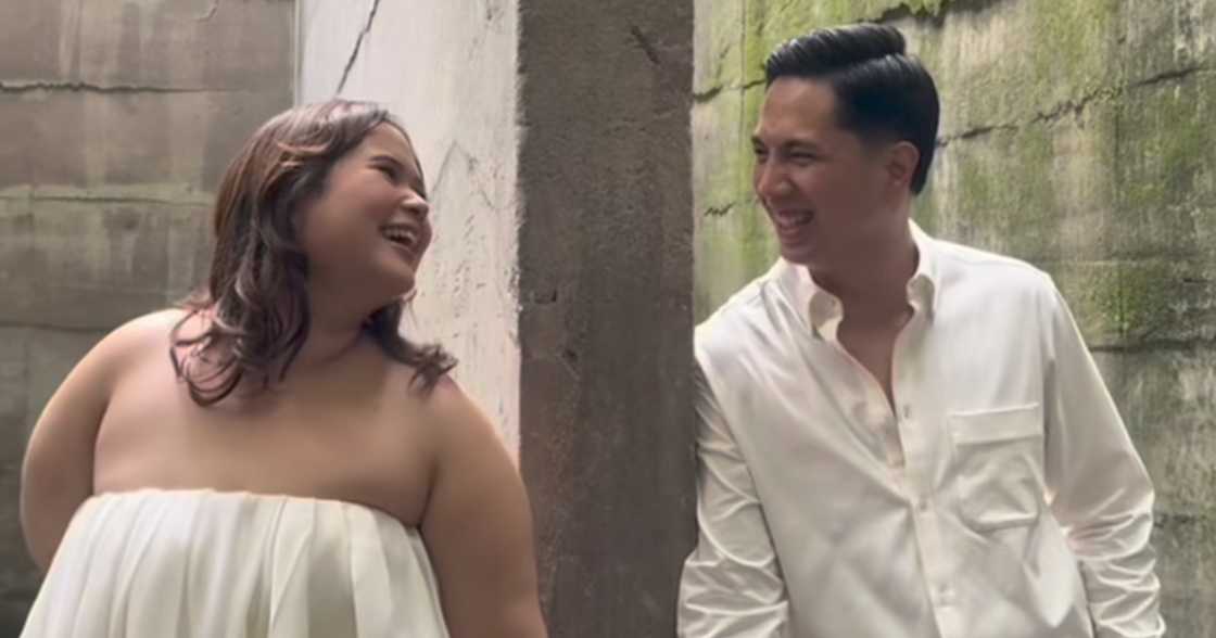Moira Estrada at fiancé, sweet na sweet sa kanilang prenup shoot; pasilip sa shoot, inilabas