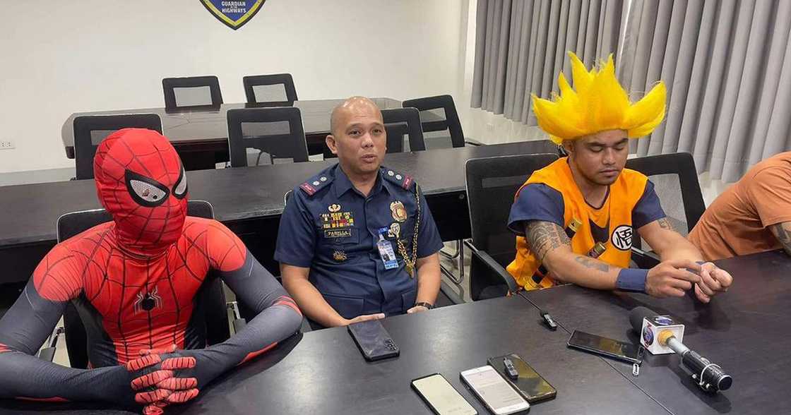 “Spiderman” at “Goku” pinatawag ng Highway Patrol Group sa Central Visayas