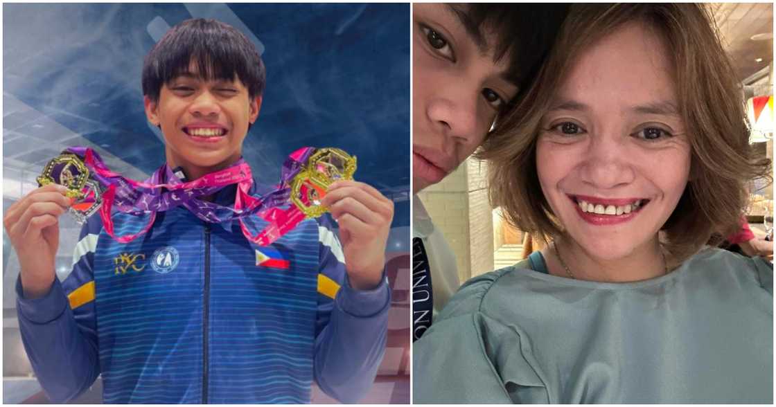 Angelica Yulo, ibinida ang anak na si Eldrew Yulo sa pagkapanalo nito ng tatlong gold medal Angelica Yulo, ibinida ang anak na si Eldrew Yulo sa pagkapanalo nito ng tatlong gold medal