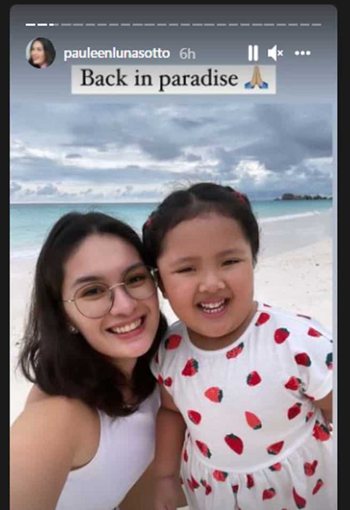 Pauleen Luna shows glimpses from their family beach trip Pauleen Luna shows glimpses from their family beach trip