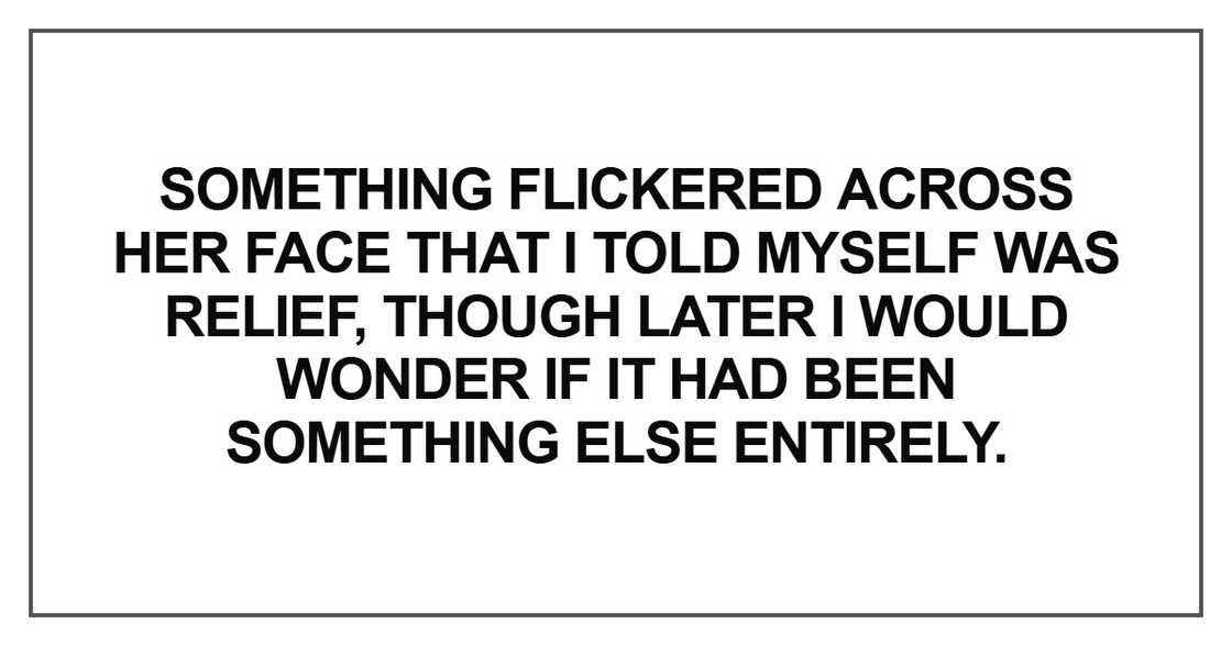 Something flickered across her face Something flickered across her face