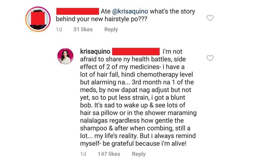Kris Aquino finally discloses ‘alarming’ reason why she cut her hair short Kris Aquino finally discloses ‘alarming’ reason why she cut her hair short