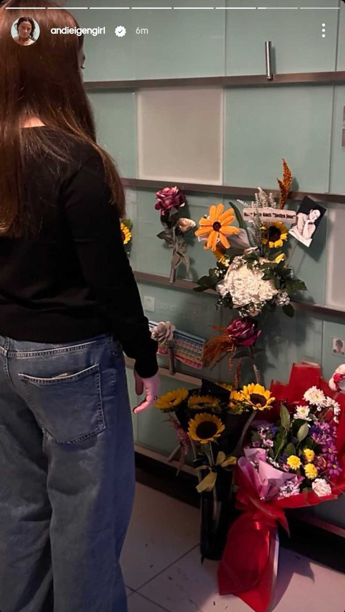 Andi Eigenmann pens a touching note after visiting her late mother Jaclyn Jose