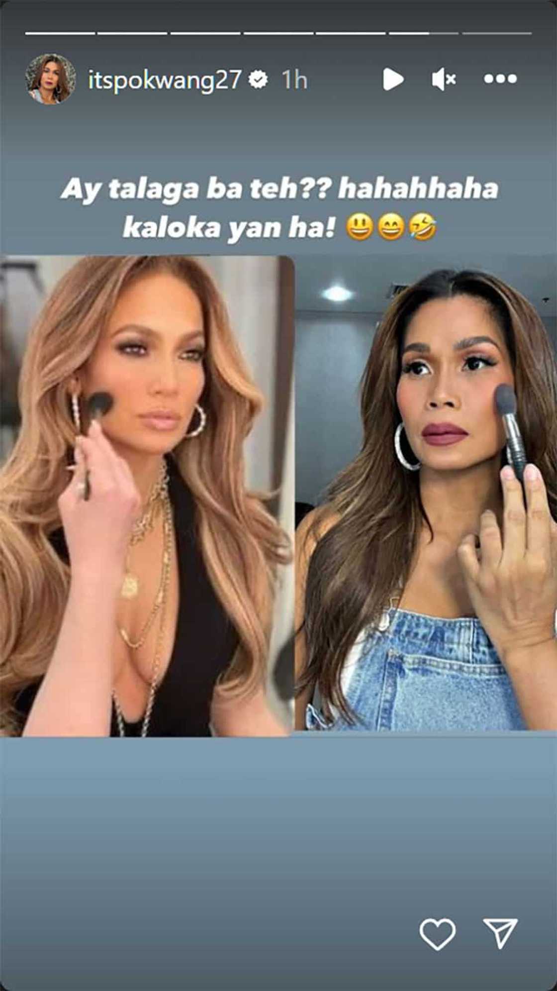 Pokwang, tila panindigan na ang sinasabi ng followers na siya ang JLo ng Pilipinas: “Ay talaga ba teh?” Pokwang, tila panindigan na ang sinasabi ng followers na siya ang JLo ng Pilipinas: “Ay talaga ba teh?”