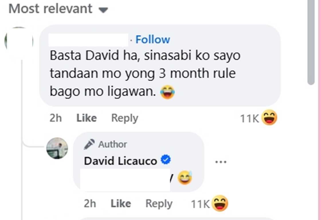 David Licauco on Facebook