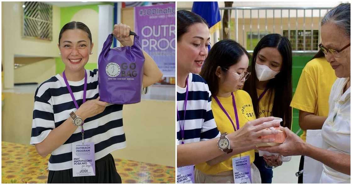 Jodi Sta. Maria, may pasilip sa outreach program ng Jodinatics