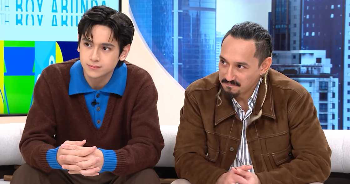Heath Jornales, excited sa malaking pangarap kasama ang pamilya (Screenshot from Fast Talk with Boy Abunda via GMA Network)