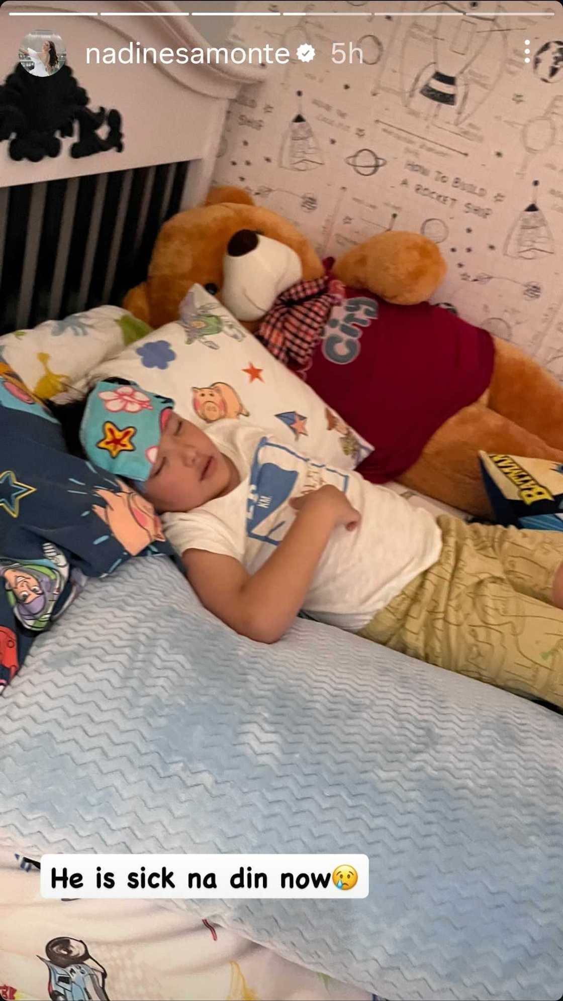 Nadine Samonte shares touching moment of son praying for sick sister before falling ill himself