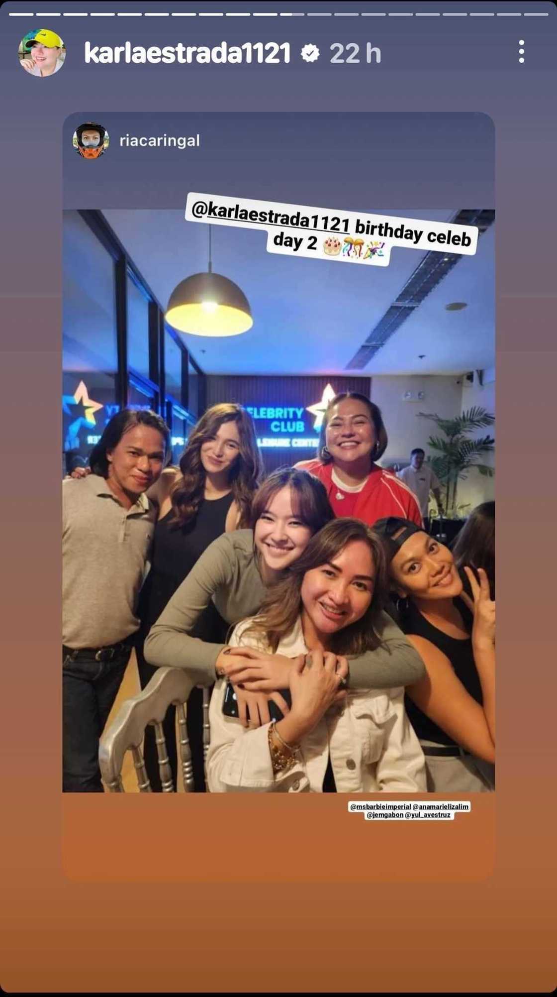 Karla Estrada, day 2 ng masayang birthday celebration niya, kanyang ipinasilip Karla Estrada, day 2 ng masayang birthday celebration niya, kanyang ipinasilip