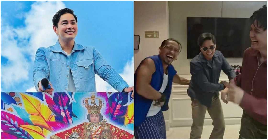 Coco Martin, sumabak sa 'Sayaw ng Puso' dance trend kasama sina Vhong Navarro at Jhong Hilario Coco Martin, sumabak sa 'Sayaw ng Puso' dance trend kasama sina Vhong Navarro at Jhong Hilario