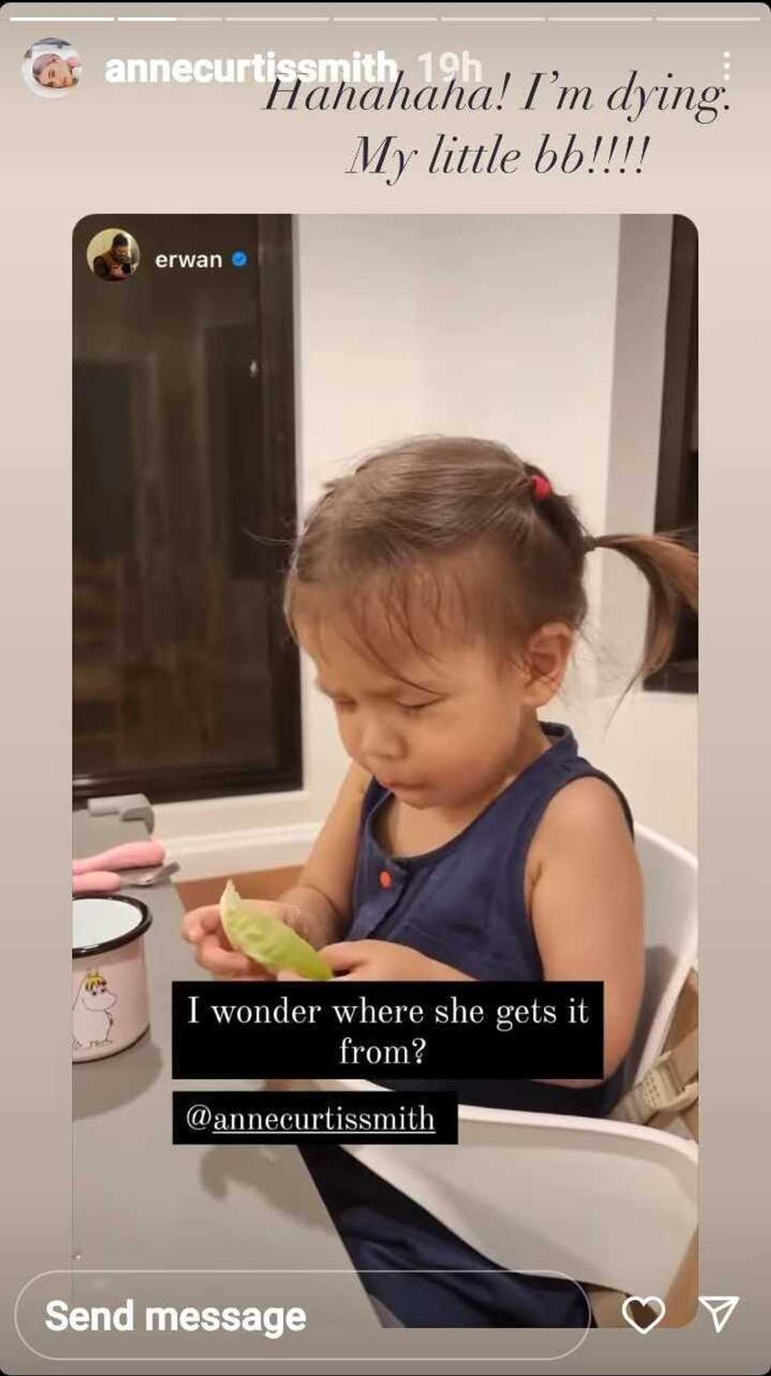 Video ni baby Dahlia Heussaff na naaasiman sa kinakain niyang lettuce, kinagiliwan Video ni baby Dahlia Heussaff na naaasiman sa kinakain niyang lettuce, kinagiliwan