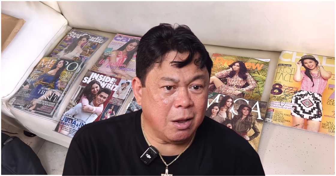 Dennis Padilla, ibinida ang kanyang collection ng magazine covers ni Julia Barretto Dennis Padilla, ibinida ang kanyang collection ng magazine covers ni Julia Barretto