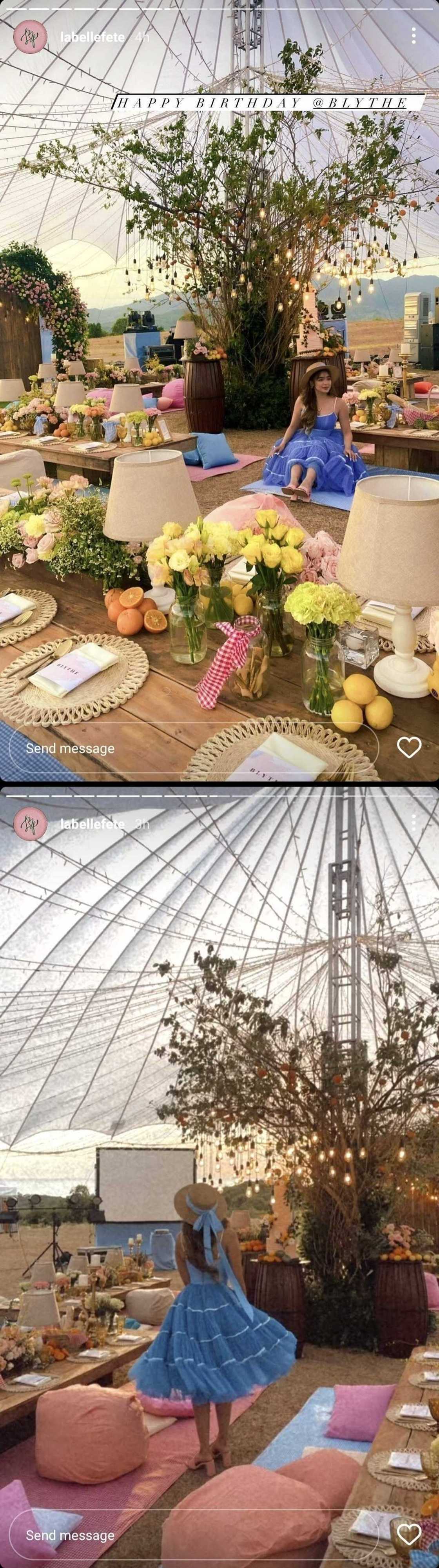 Pictures from Andrea Brillantes' birthday picnic celebration go viral Pictures from Andrea Brillantes' birthday picnic celebration go viral