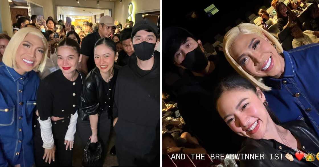Kim Chiu at Paulo Avelino, spotted sa block screening ng 'And the Breadwinner Is' (@annecurtissmith, @chinitaprincess) Kim Chiu at Paulo Avelino, spotted sa block screening ng 'And the Breadwinner Is' (@annecurtissmith, @chinitaprincess)