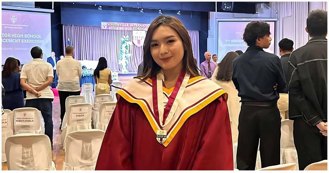 Francine Diaz, nagtapos sa Senior High School sa kabila ng pagtatrabaho Francine Diaz, nagtapos sa Senior High School sa kabila ng pagtatrabaho