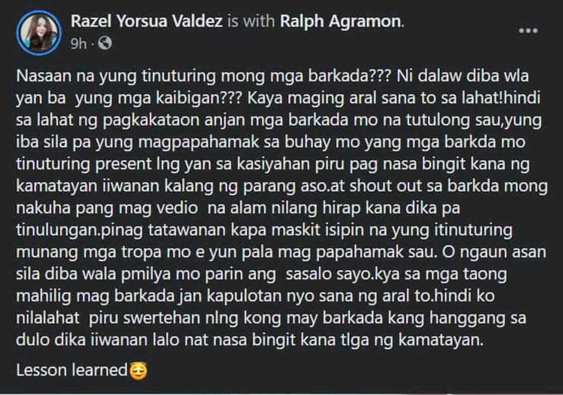 Sinapit ng binatilyong napahamak dahil sa biruan ng tropa, magsilbing aral ayon sa kanyang tiya Sinapit ng binatilyong napahamak dahil sa biruan ng tropa, magsilbing aral ayon sa kanyang tiya