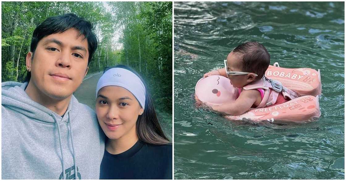 Maja Salvador, may pasilip sa weekend getaway nila ni Rambo Nuñez kasama si Baby Maria