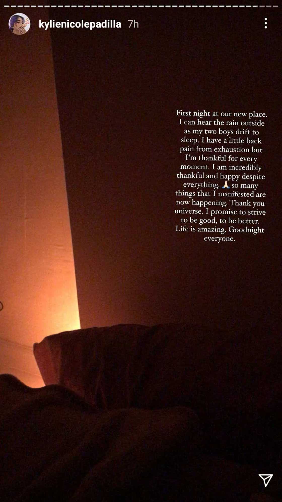 Kylie Padilla, ibinahagi ang tungkol sa unang gabi nilang mag-iina sa bagong bahay Kylie Padilla, ibinahagi ang tungkol sa unang gabi nilang mag-iina sa bagong bahay