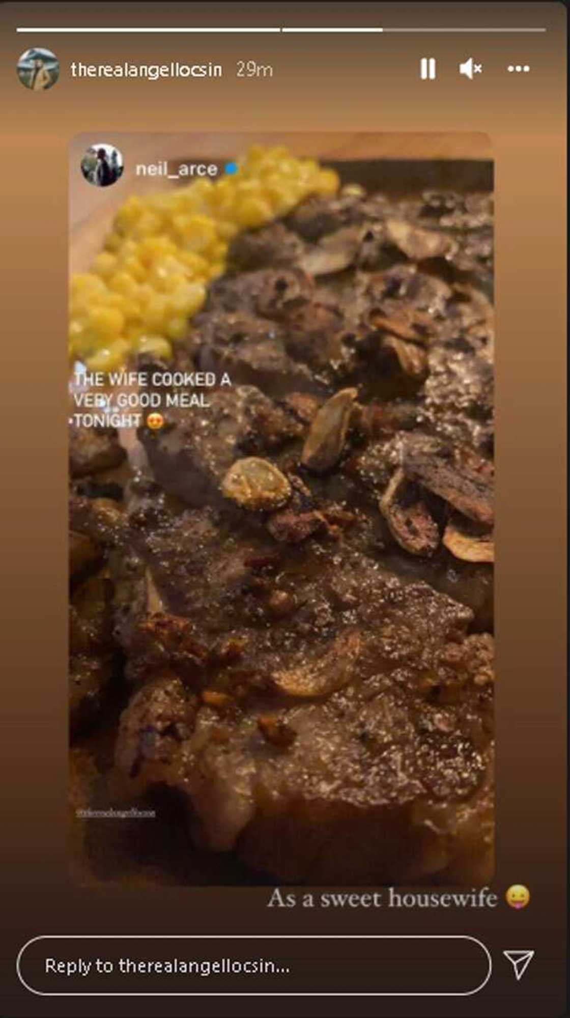 Angel Locsin, ibinida ang post ng asawang si Neil Arce na pinuri ang masarap na luto ng aktres Angel Locsin, ibinida ang post ng asawang si Neil Arce na pinuri ang masarap na luto ng aktres