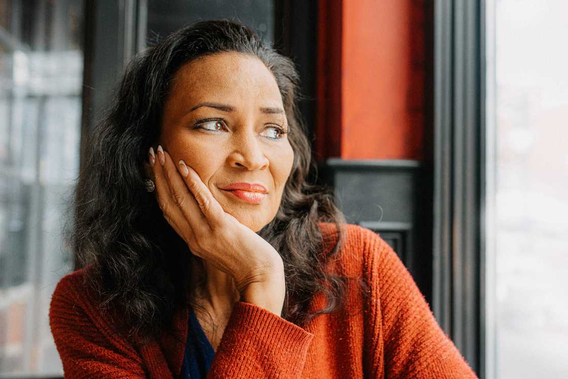 A stressed lady A stressed lady