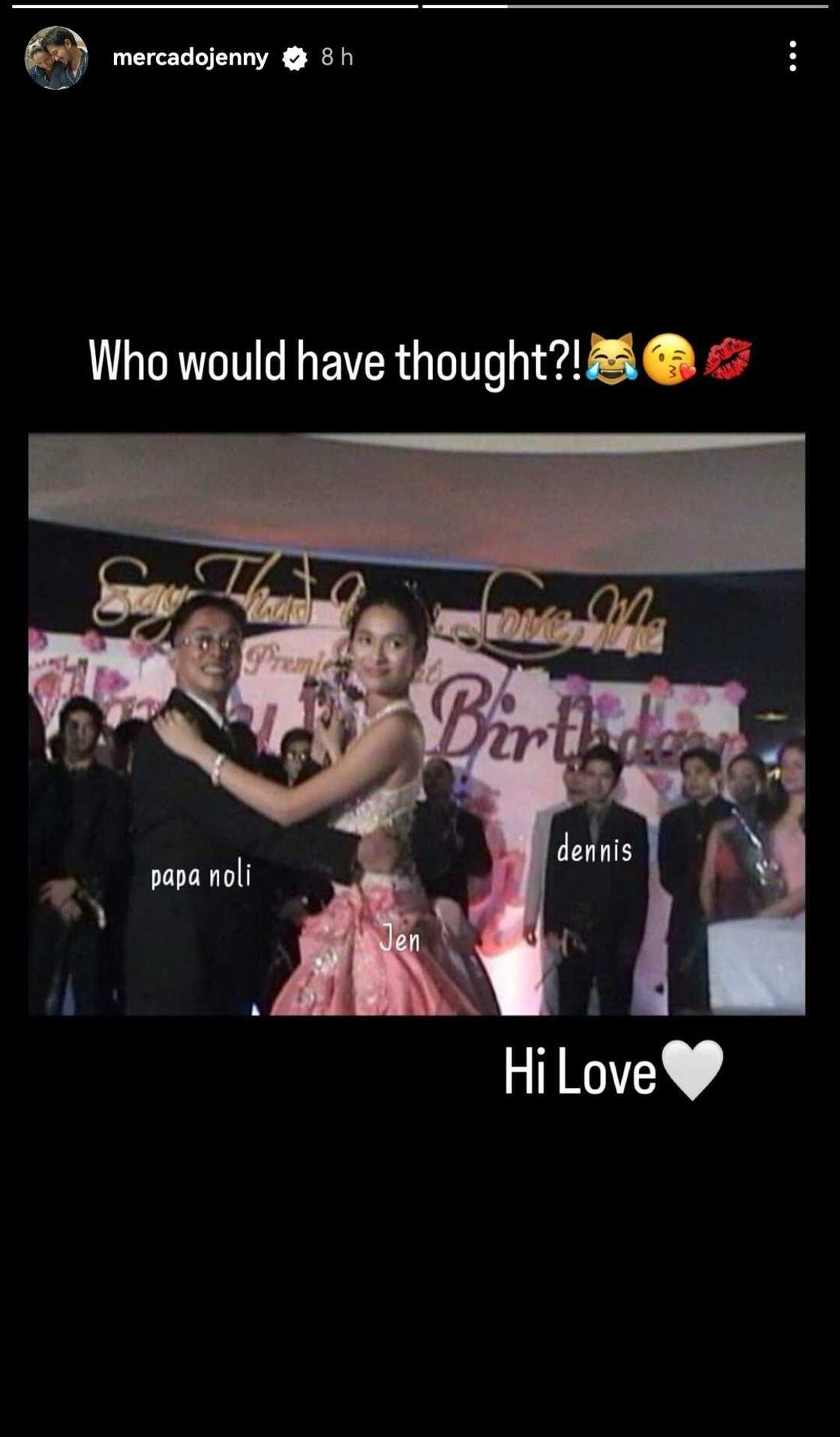 Jennylyn Mercado, nagbahagi ng throwback picture mula sa kanyang debut Jennylyn Mercado, nagbahagi ng throwback picture mula sa kanyang debut