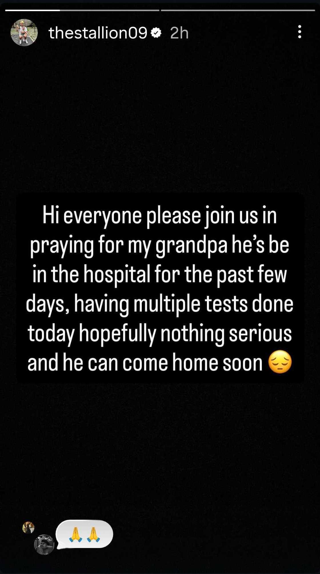 Albie Casiño requests prayers amid grandfather’s ongoing hospital stay