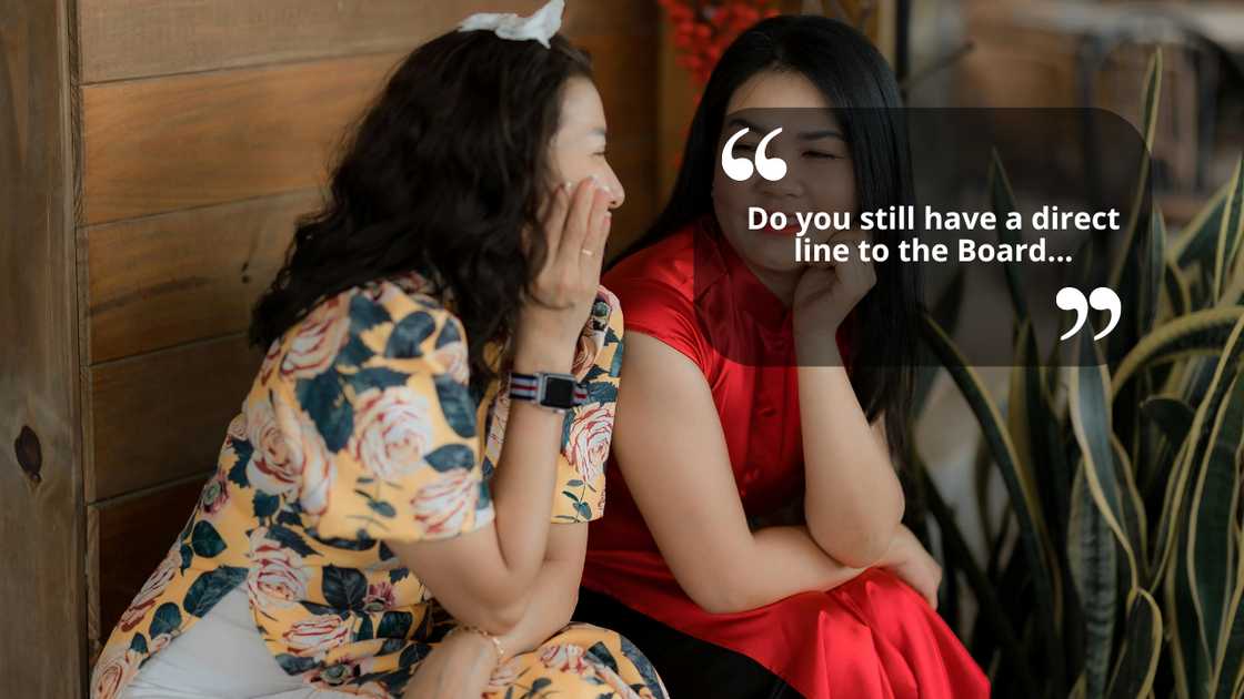 Two friends talking Two friends talking