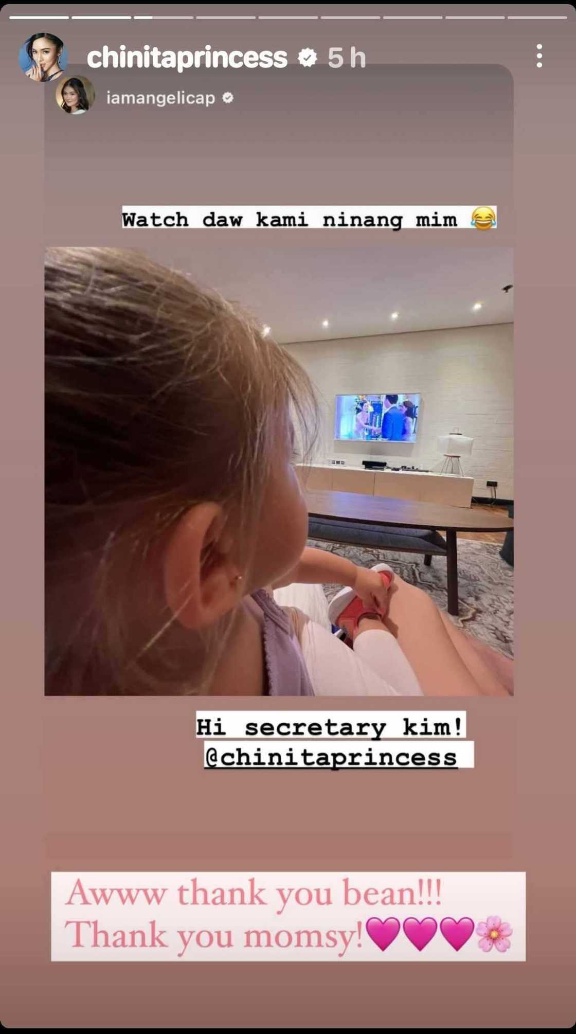 Angelica Panganiban, ipinasilip ang pagsuporta ni Baby Bean sa ‘What's Wrong with Secretary Kim’ PH Angelica Panganiban, ipinasilip ang pagsuporta ni Baby Bean sa ‘What's Wrong with Secretary Kim’ PH