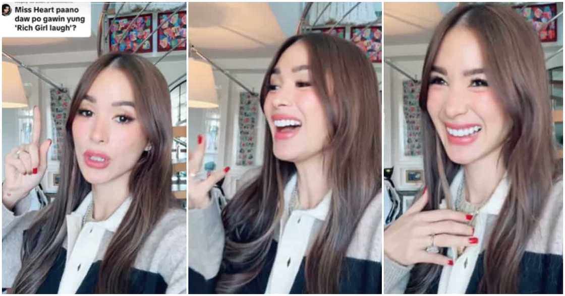 Heart Evangelista, binahagi kung paano ginagawa ang 'rich girl laugh': "Dapat bilang" Heart Evangelista, binahagi kung paano ginagawa ang 'rich girl laugh': "Dapat bilang"