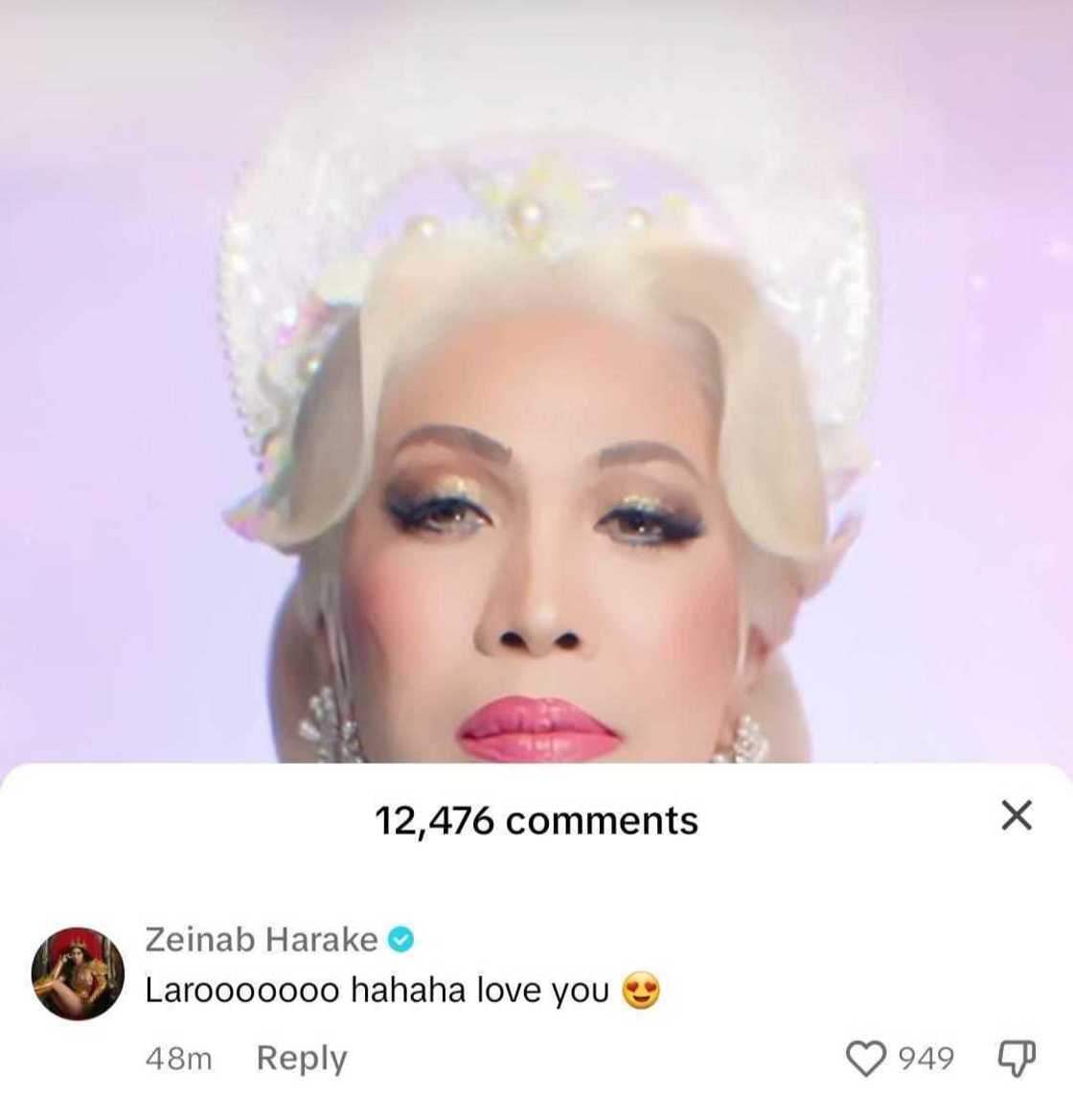 Zeinab Harake, nag-sorry sa komentong iniwan niya sa 'PMAP' video ni Vice Ganda Zeinab Harake, nag-sorry sa komentong iniwan niya sa 'PMAP' video ni Vice Ganda