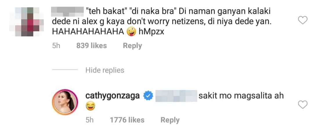 Alex Gonzaga responds to netizens questioning her braless photo with Ivana Alawi Alex Gonzaga responds to netizens questioning her braless photo with Ivana Alawi