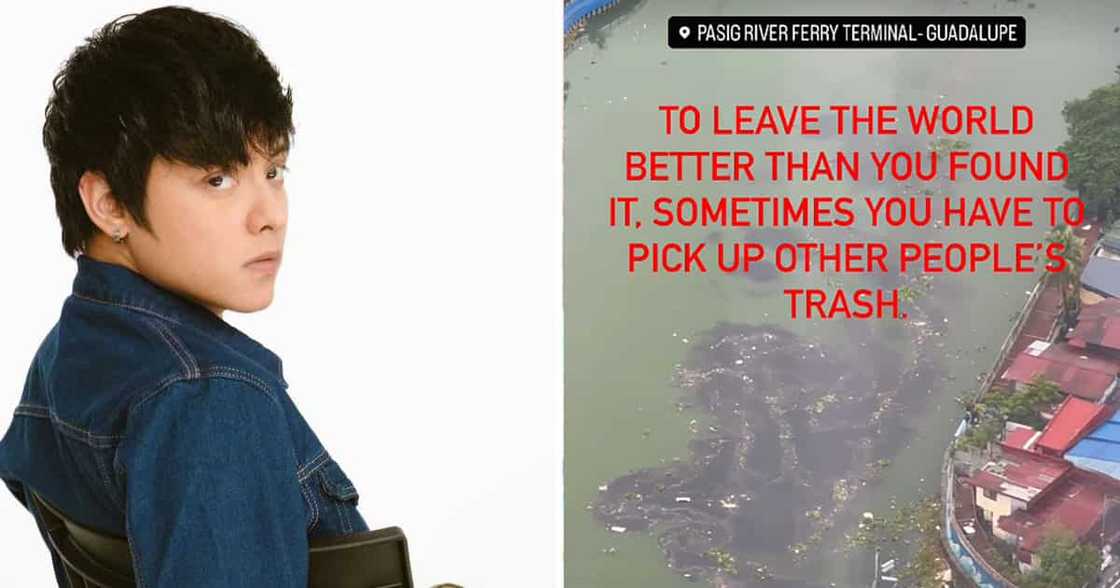 Daniel Padilla, nag-post ng pic Pasig River: “Sometimes you have to pick up other people's trash” Daniel Padilla, nag-post ng pic Pasig River: “Sometimes you have to pick up other people's trash”