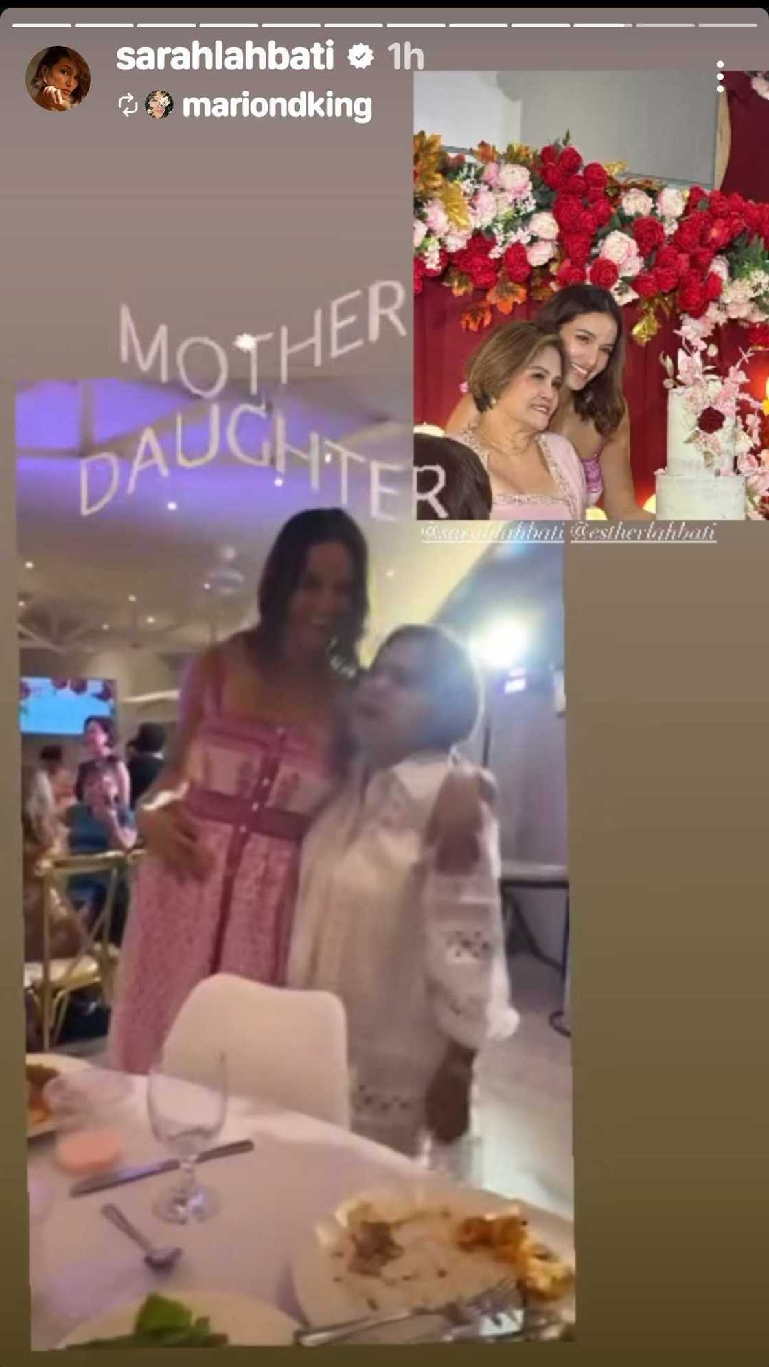 Ina ni Sarah Lahbati na si Esther, bongga ang birthday party