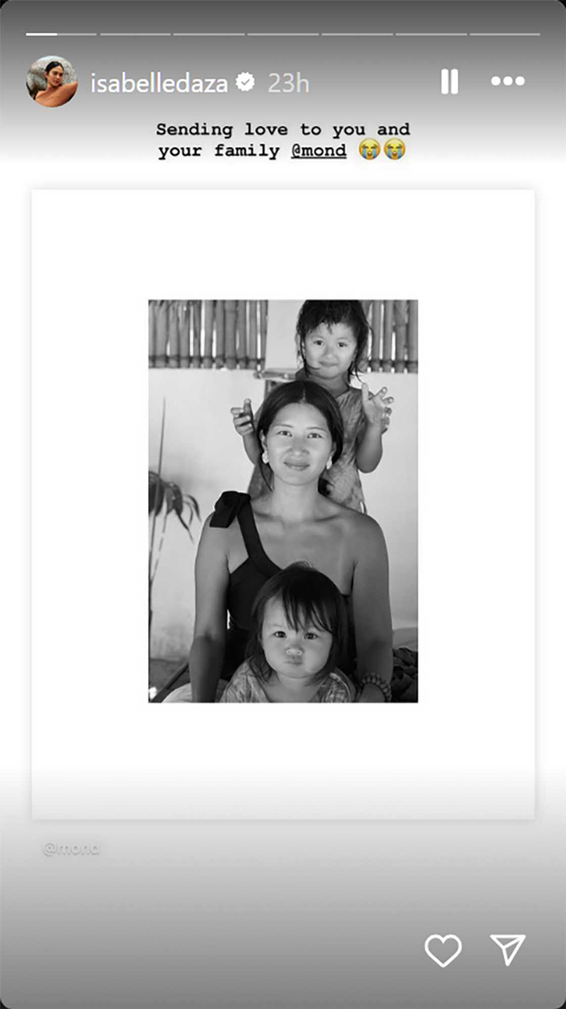 Isabelle Daza sends love to Gutierrez fam amid Alexa's passing Isabelle Daza sends love to Gutierrez fam amid Alexa's passing