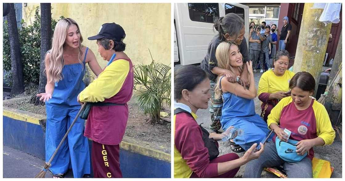 Anne Curtis, sinorpresa ang mga street sweepers sa viral video Anne Curtis, sinorpresa ang mga street sweepers sa viral video