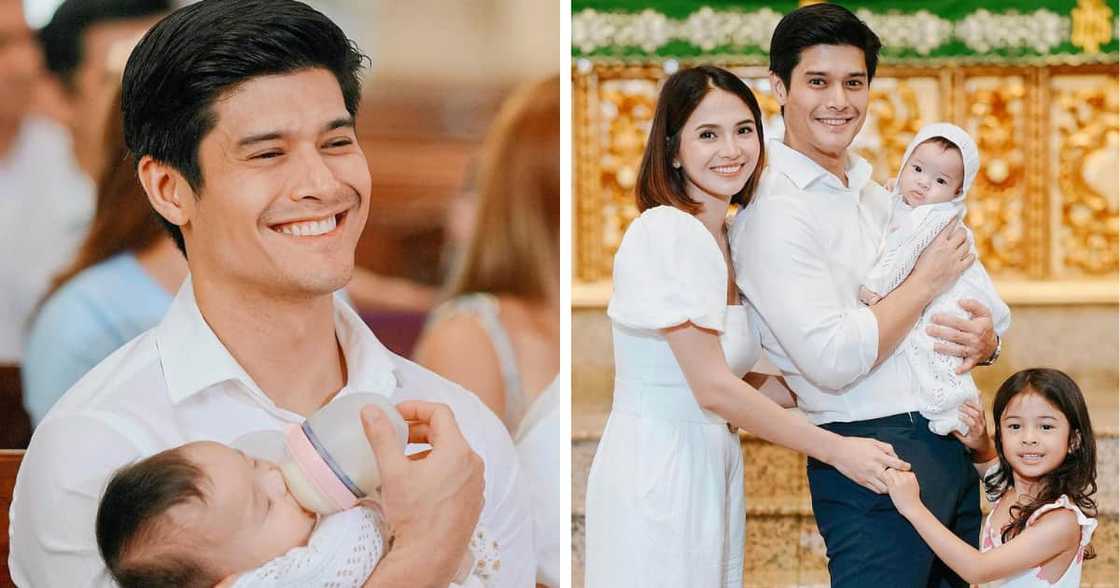 JC de Vera and wife Rikkah’s baby girl Laura gets baptized