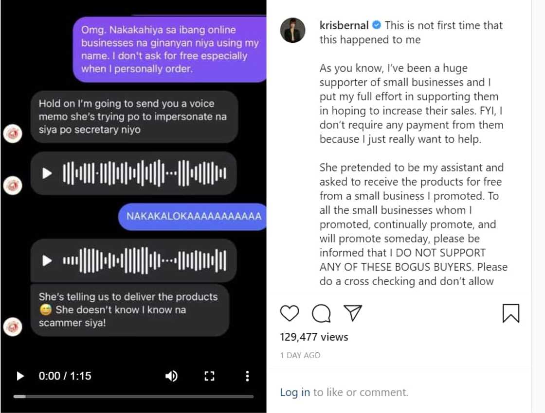 Kris Bernal, sinabing tila iisang tao ang nanloloko gamit ang kanyang pangalan Kris Bernal, sinabing tila iisang tao ang nanloloko gamit ang kanyang pangalan