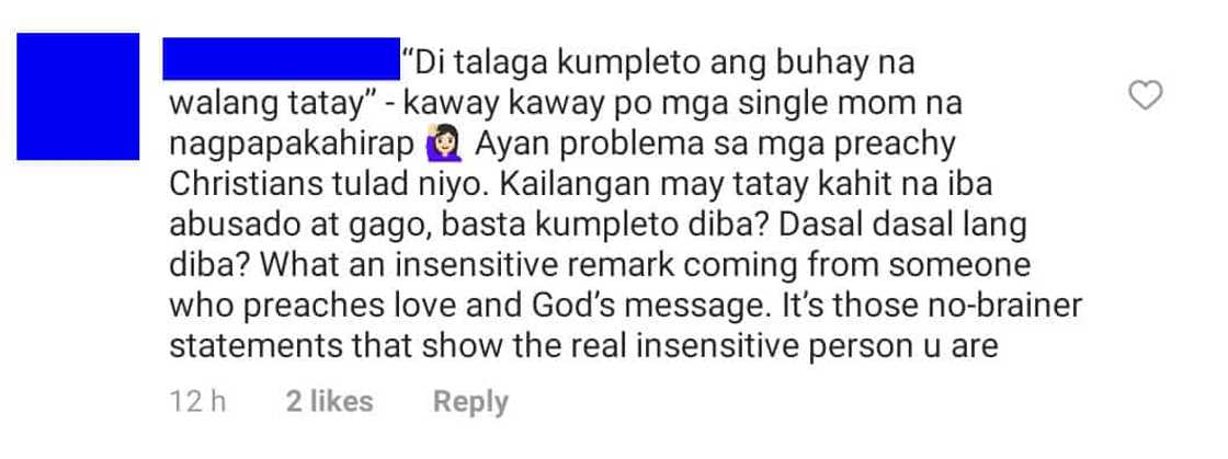 Rica Peralejo, sinermunan ang basher na nagsabing 'insensitive' ang Father's Day post ng aktres Rica Peralejo, sinermunan ang basher na nagsabing 'insensitive' ang Father's Day post ng aktres
