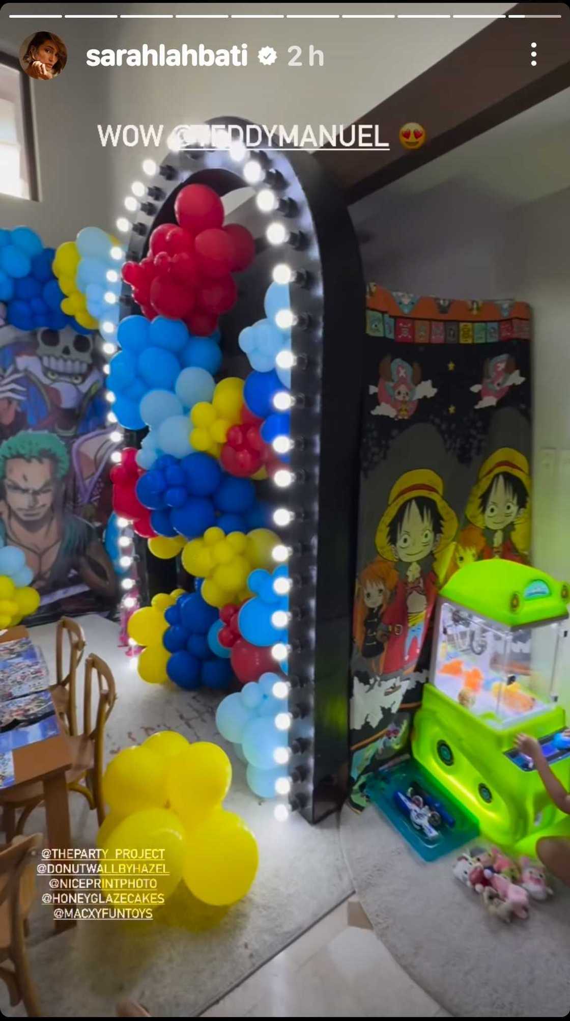 Sarah Lahbati shares glimpses into Zion Gutierrez’s ‘One Piece’- themed birthday celebration at home Sarah Lahbati shares glimpses into Zion Gutierrez’s ‘One Piece’- themed birthday celebration at home