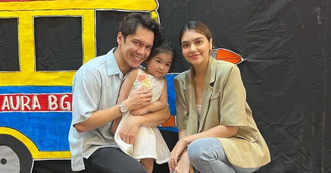 Glimpses of Carlo Aquino, Trina Candaza's daughter Enola Mithi's moving up day go viral Glimpses of Carlo Aquino, Trina Candaza's daughter Enola Mithi's moving up day go viral