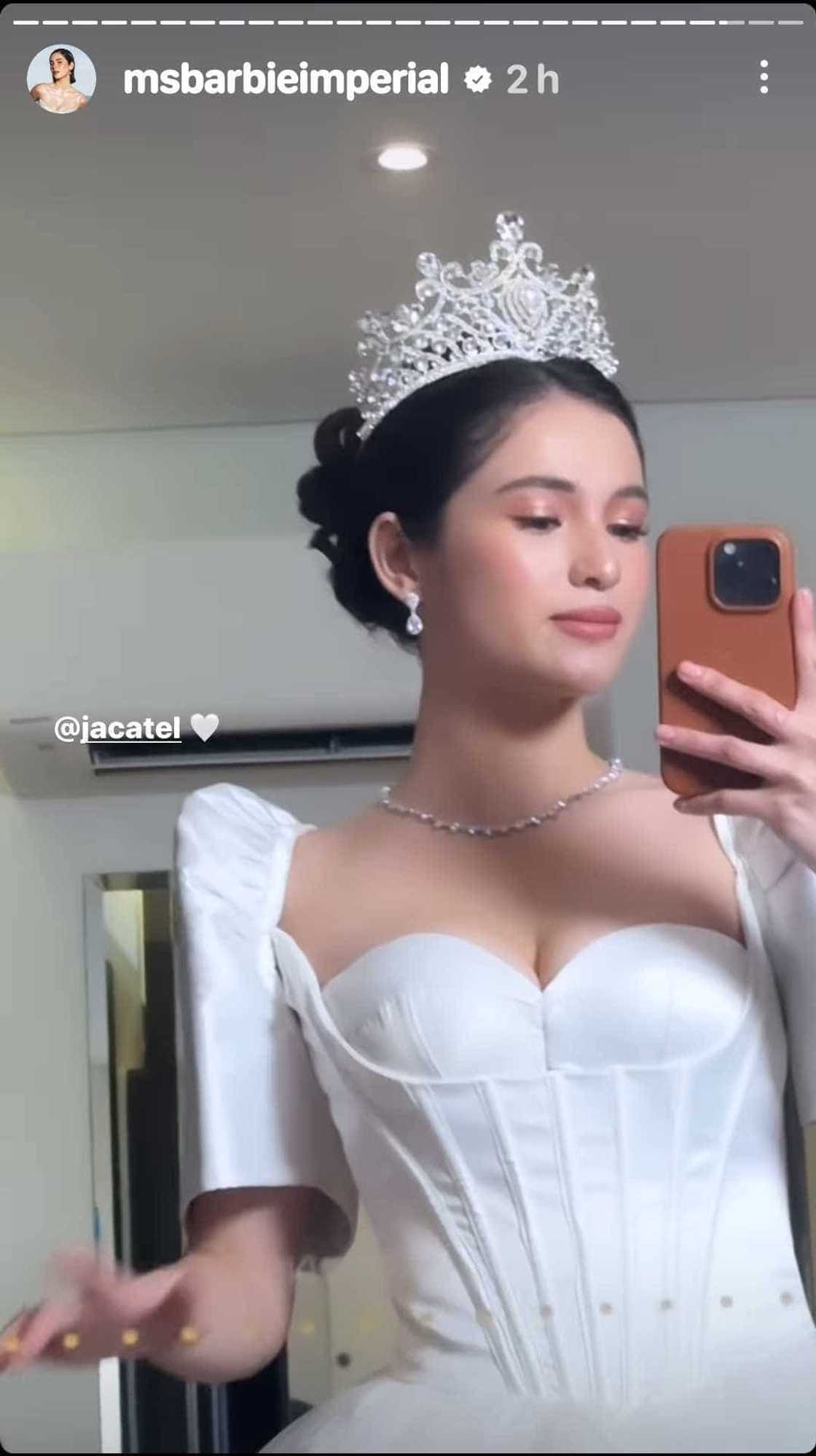 Pics, video ni Barbie Imperial bilang Reyna Elena sa Santacruzan sa Albay, viral