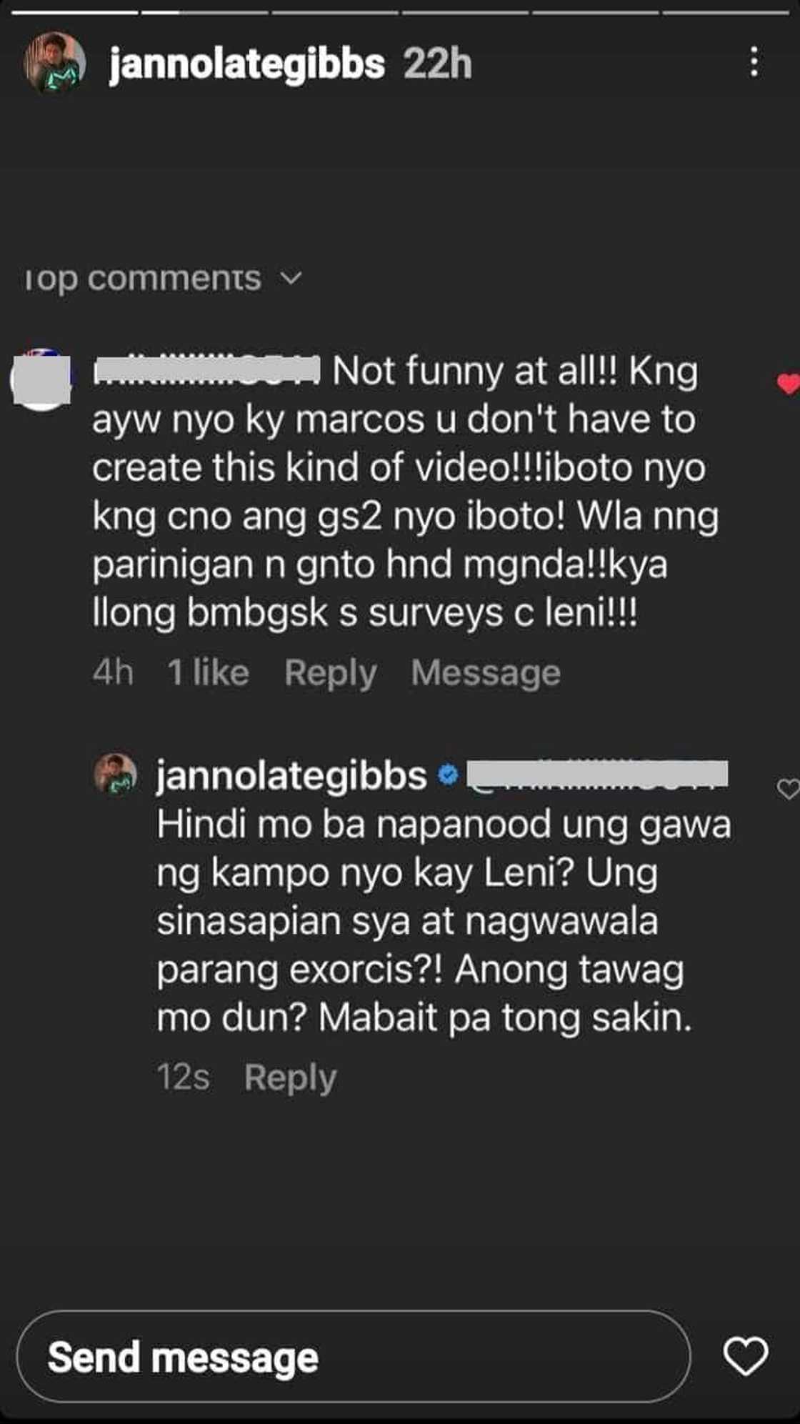 Janno Gibbs, rumesbak sa nag-bash sa ‘President Gibbs’ videos niya: “Mabait pa tong sa‘kin”