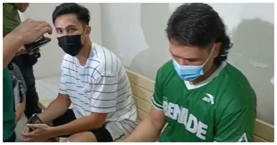 College of St. Benilde players file charges against JRU’s John Amores (Screengrab from PTV Facebook page) College of St. Benilde players file charges against JRU’s John Amores (Screengrab from PTV Facebook page)