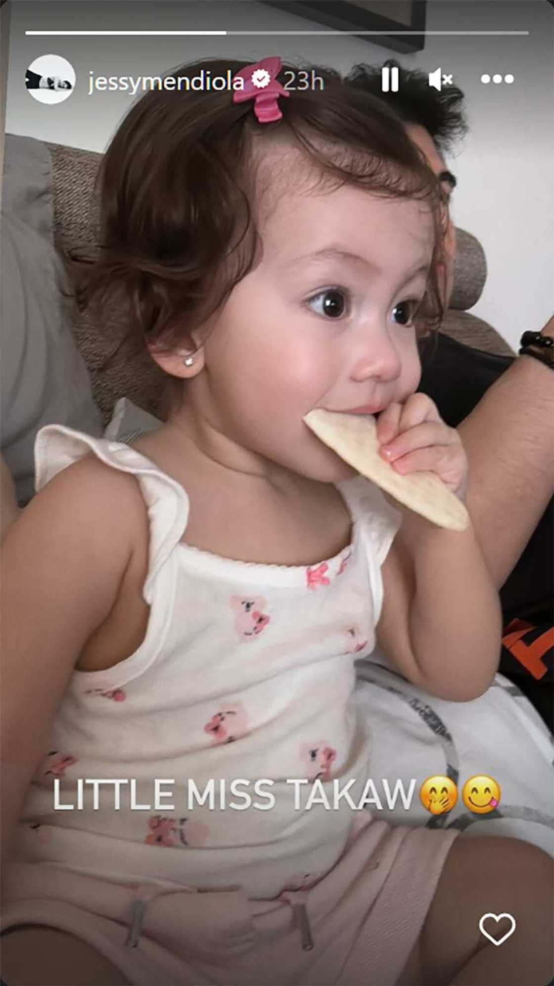 Jessy Mendiola, ibinahagi "little miss takaw" pic ni Rosie Jessy Mendiola, ibinahagi "little miss takaw" pic ni Rosie